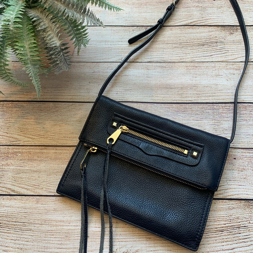 Rebecca Minkoff • leather crossbody bag clutch